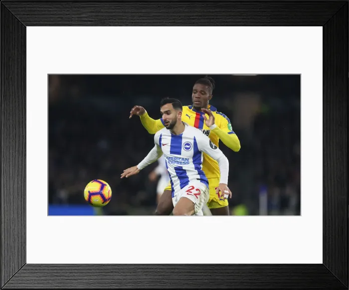 Framed Print : Brighton and Hove Albion vs. Crystal Palace: A Premier League Clash at American Express Community Stadium (04DEC18) Framed Print : Brighton and Hove Albion vs. Crystal Palace: A Premier League Clash at American Express Community Stadium (04DEC18)