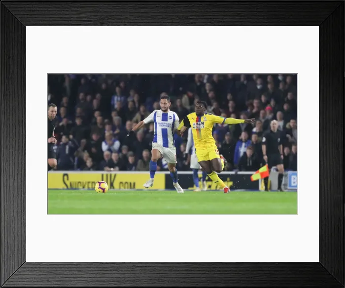 Framed Print : Premier League Showdown: Brighton & Hove Albion vs. Crystal Palace (04DEC18) - American Express Community Stadium Framed Print : Premier League Showdown: Brighton & Hove Albion vs. Crystal Palace (04DEC18) - American Express Community Stadium
