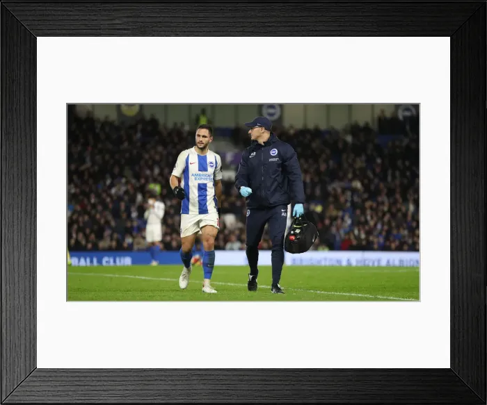 Framed Print : Brighton and Hove Albion vs. Crystal Palace: A Premier League Showdown at American Express Community Stadium (December 4, 2018)