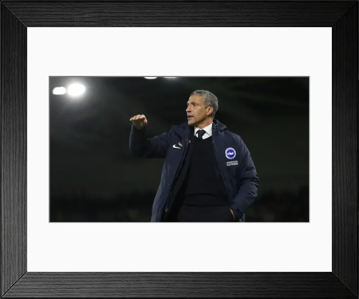 Framed Print : Premier League Showdown: Brighton & Hove Albion vs. Crystal Palace (04DEC18) - American Express Community Stadium