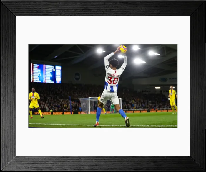 Framed Print : Premier League Showdown: Brighton & Hove Albion vs. Crystal Palace (December 4, 2018) - American Express Community Stadium Framed Print : Premier League Showdown: Brighton & Hove Albion vs. Crystal Palace (December 4, 2018) - American Express Community Stadium