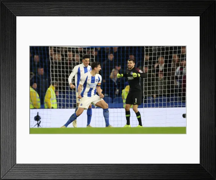 Framed Print : Brighton and Hove Albion vs. Crystal Palace: A Premier League Battle at American Express Community Stadium (December 4, 2018) Framed Print : Brighton and Hove Albion vs. Crystal Palace: A Premier League Battle at American Express Community Stadium (December 4, 2018)