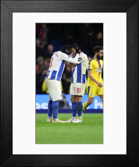 Framed Print : Premier League Showdown: Brighton & Hove Albion vs. Crystal Palace (04DEC18) - American Express Community Stadium Framed Print : Premier League Showdown: Brighton & Hove Albion vs. Crystal Palace (04DEC18) - American Express Community Stadium