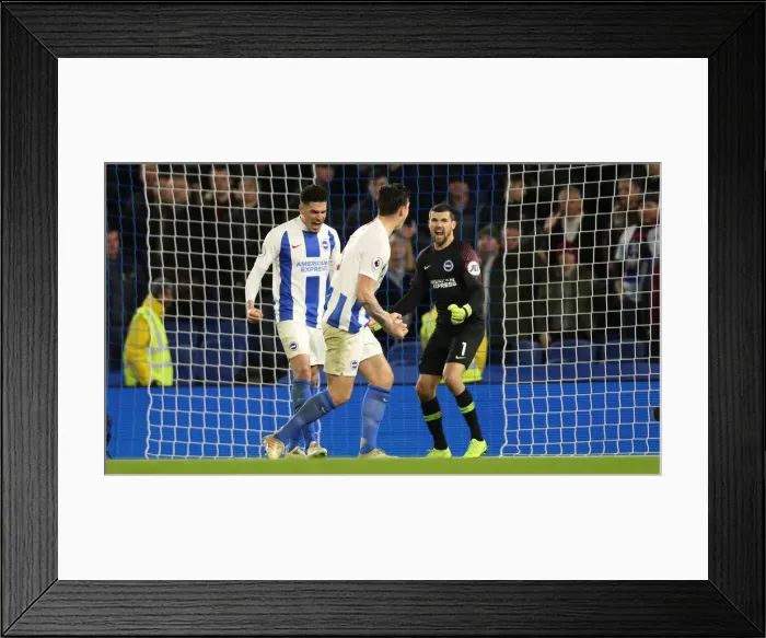 Framed Print : Brighton and Hove Albion vs. Crystal Palace: A Premier League Showdown at American Express Community Stadium (December 4, 2018) Framed Print : Brighton and Hove Albion vs. Crystal Palace: A Premier League Showdown at American Express Community Stadium (December 4, 2018)
