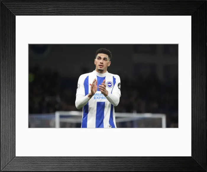 Framed Print : Brighton and Hove Albion vs. Crystal Palace: A Premier League Showdown at American Express Community Stadium (December 4, 2018)