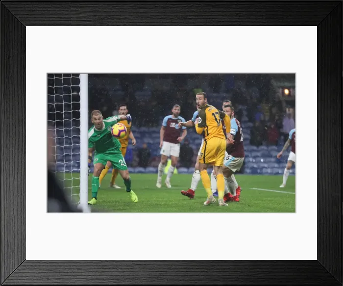 Framed Print : Decisive Moments: Burnley vs. Brighton & Hove Albion at Turf Moor (08DEC18)