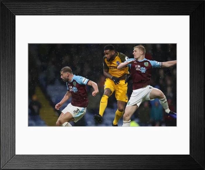 Framed Print : Decisive Moments: Burnley vs. Brighton & Hove Albion at Turf Moor (08DEC18)
