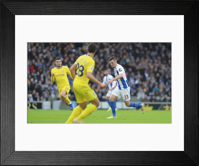 Framed Print : Brighton and Chelsea Face Off: A Premier League Showdown at American Express Community Stadium (16DEC18) Framed Print : Brighton and Chelsea Face Off: A Premier League Showdown at American Express Community Stadium (16DEC18)
