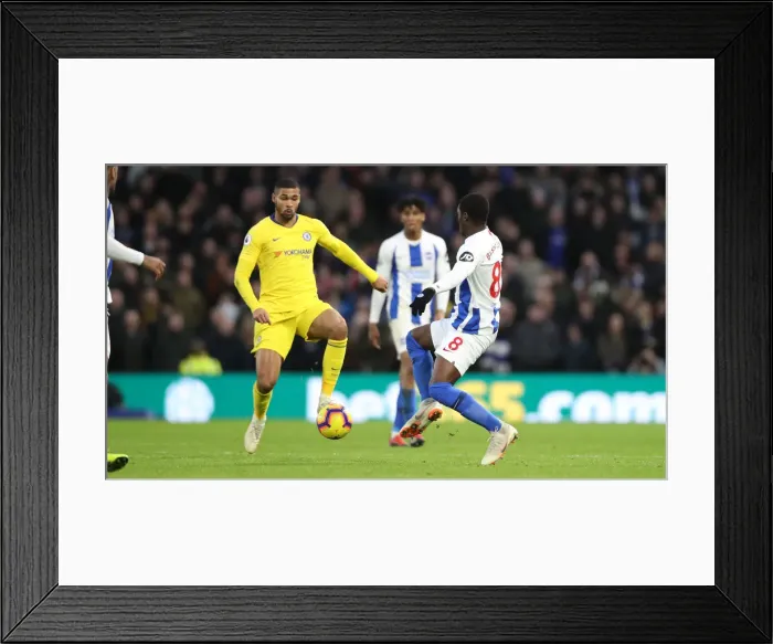 Framed Print : Premier League Showdown: Brighton and Hove Albion vs. Chelsea (16DEC18) - American Express Community Stadium Framed Print : Premier League Showdown: Brighton and Hove Albion vs. Chelsea (16DEC18) - American Express Community Stadium
