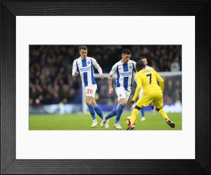 Framed Print : Premier League Showdown: Brighton & Hove Albion vs. Chelsea (16DEC18) - American Express Community Stadium