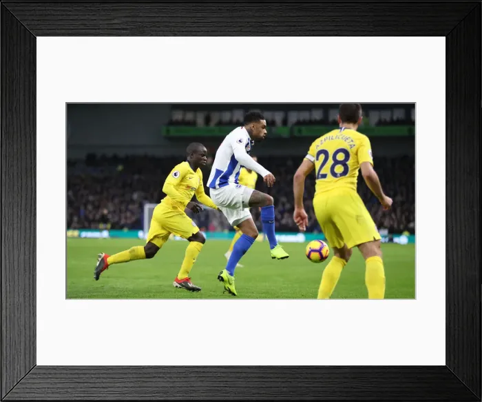 Framed Print : Premier League Showdown: Brighton & Hove Albion vs. Chelsea (16DEC18) - American Express Community Stadium