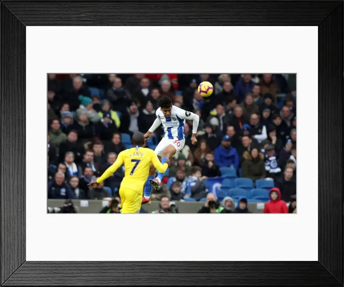 Framed Print : Brighton and Hove Albion vs. Chelsea: Premier League Battle at American Express Community Stadium (16DEC18)