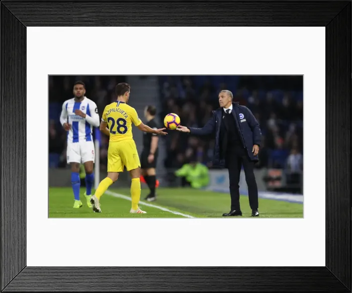 Framed Print : Brighton and Hove Albion vs. Chelsea: Premier League Clash at American Express Community Stadium (16DEC18) Framed Print : Brighton and Hove Albion vs. Chelsea: Premier League Clash at American Express Community Stadium (16DEC18)