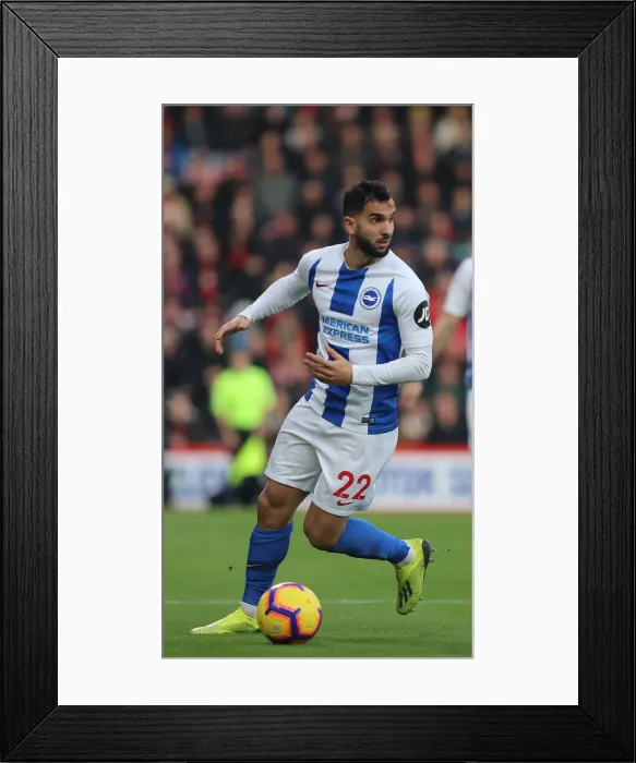 Framed Print : Decisive Moments: AFC Bournemouth vs. Brighton and Hove Albion at Vitality Stadium (22DEC18)