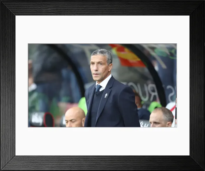 Framed Print : Decisive Moment: AFC Bournemouth vs. Brighton and Hove Albion - Premier League Clash at Vitality Stadium (22DEC18)