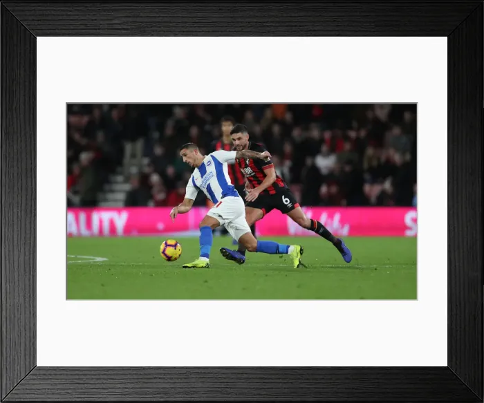 Framed Print : Intense Premier League Showdown: Brighton and Hove Albion vs. AFC Bournemouth (22DEC18) Framed Print : Intense Premier League Showdown: Brighton and Hove Albion vs. AFC Bournemouth (22DEC18)