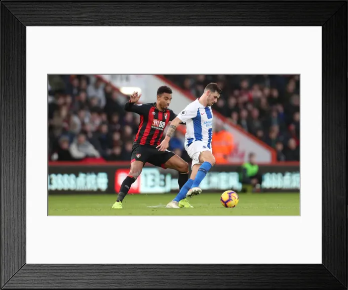 Framed Print : Decisive Moment: AFC Bournemouth vs. Brighton and Hove Albion at Vitality Stadium, Premier League (22DEC18)