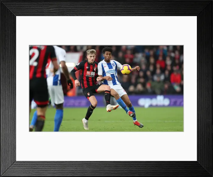 Framed Print : Decisive Moment: AFC Bournemouth vs. Brighton and Hove Albion - Premier League Clash at Vitality Stadium (22DEC18)