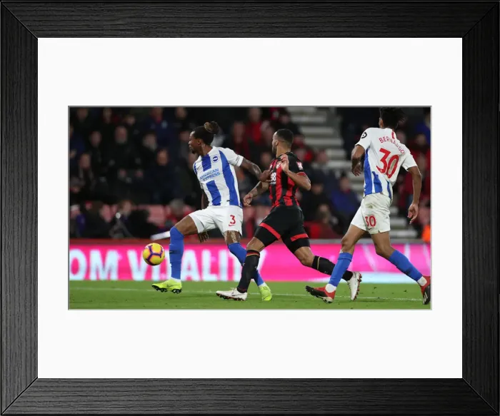 Framed Print : Premier League Showdown: Brighton and Hove Albion vs. AFC Bournemouth (22DEC18) Framed Print : Premier League Showdown: Brighton and Hove Albion vs. AFC Bournemouth (22DEC18)