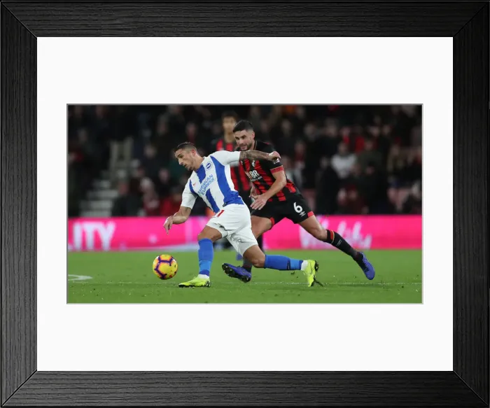 Framed Print : Decisive Moment: AFC Bournemouth vs. Brighton and Hove Albion, Premier League, 22nd December 2018 Framed Print : Decisive Moment: AFC Bournemouth vs. Brighton and Hove Albion, Premier League, 22nd December 2018
