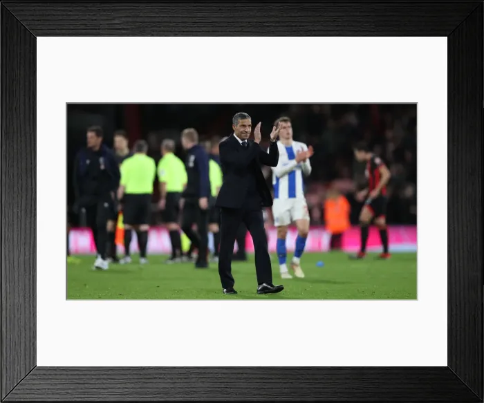 Framed Print : Decisive Moment: AFC Bournemouth vs. Brighton and Hove Albion, Premier League, 22nd December 2018