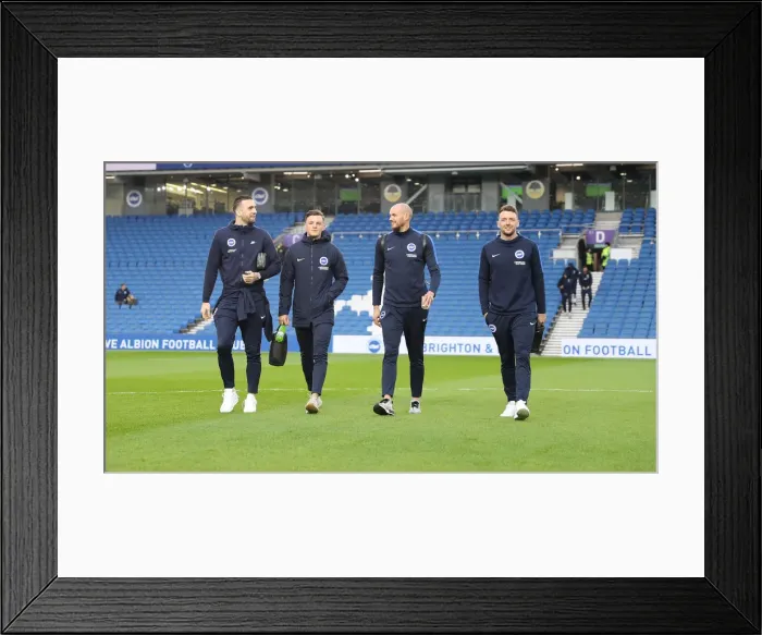 Framed Print : Brighton and Hove Albion vs Arsenal: Premier League Battle at American Express Community Stadium (12.26.18)