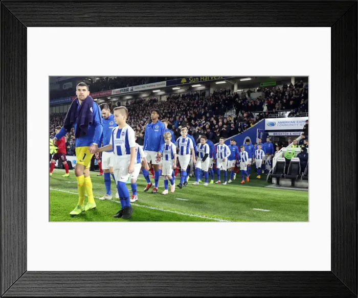 Framed Print : Premier League Showdown: Brighton & Hove Albion vs. Arsenal (26DEC18) - American Express Community Stadium Framed Print : Premier League Showdown: Brighton & Hove Albion vs. Arsenal (26DEC18) - American Express Community Stadium