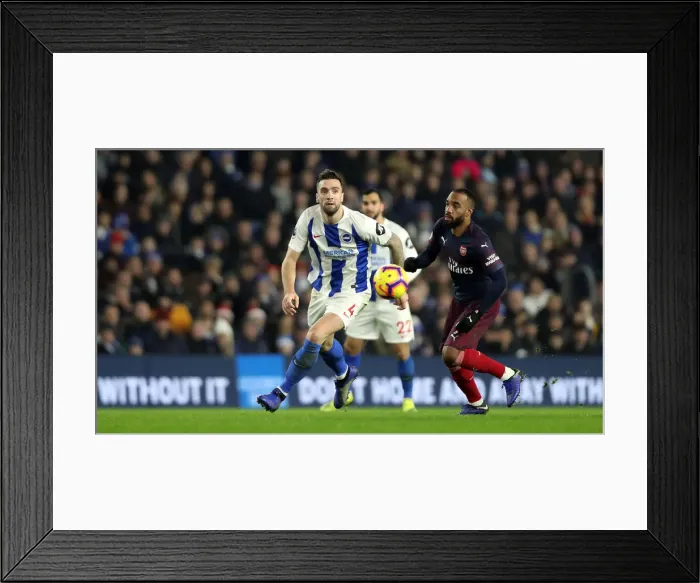 Framed Print : Brighton and Hove Albion vs Arsenal: Premier League Battle at American Express Community Stadium (26DEC18) Framed Print : Brighton and Hove Albion vs Arsenal: Premier League Battle at American Express Community Stadium (26DEC18)