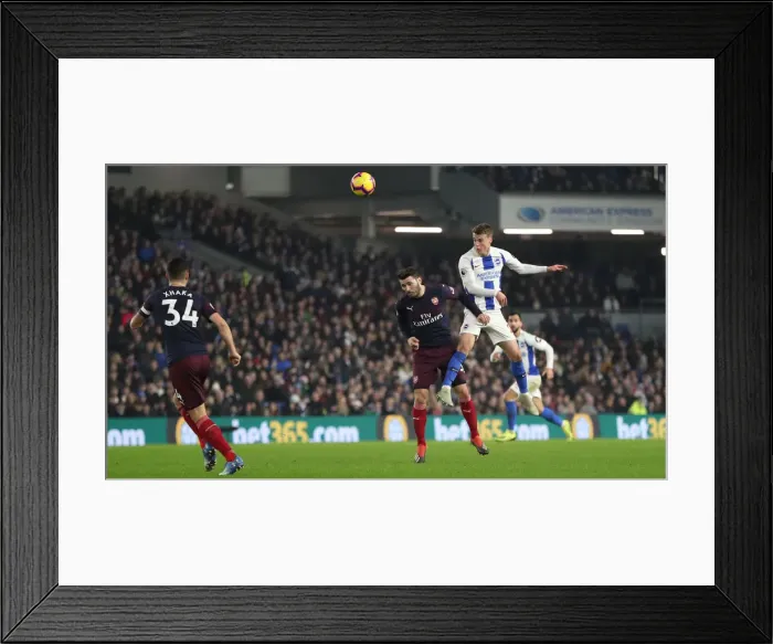Framed Print : Brighton and Hove Albion vs. Arsenal: Premier League Battle at American Express Community Stadium (26DEC18)