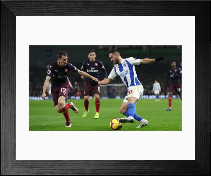 Framed Print : Brighton and Hove Albion vs. Arsenal: Premier League Battle at American Express Community Stadium (26DEC18) Framed Print : Brighton and Hove Albion vs. Arsenal: Premier League Battle at American Express Community Stadium (26DEC18)