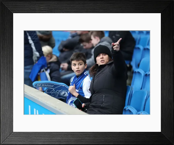 Framed Print : Brighton and Hove Albion vs. Everton: Premier League Battle at American Express Community Stadium (29DEC18) Framed Print : Brighton and Hove Albion vs. Everton: Premier League Battle at American Express Community Stadium (29DEC18)