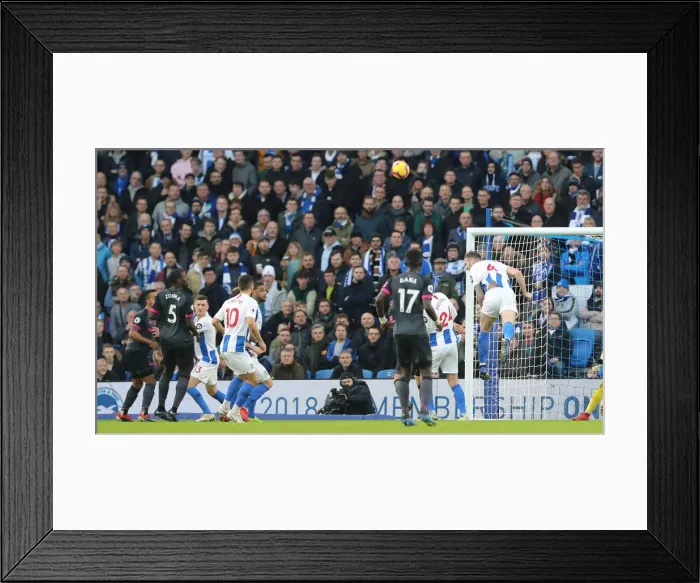 Framed Print : Premier League Showdown: Brighton & Hove Albion vs. Everton at American Express Community Stadium (29DEC18) Framed Print : Premier League Showdown: Brighton & Hove Albion vs. Everton at American Express Community Stadium (29DEC18)