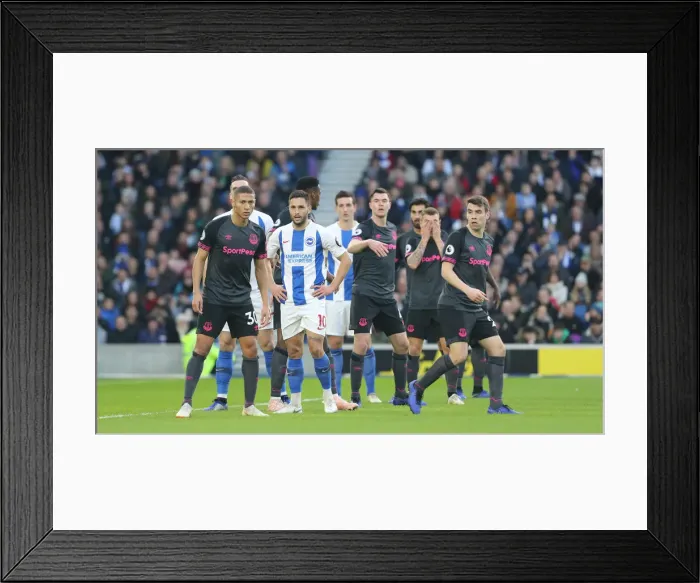 Framed Print : Brighton and Hove Albion vs. Everton: Premier League Battle at American Express Community Stadium (29DEC18)