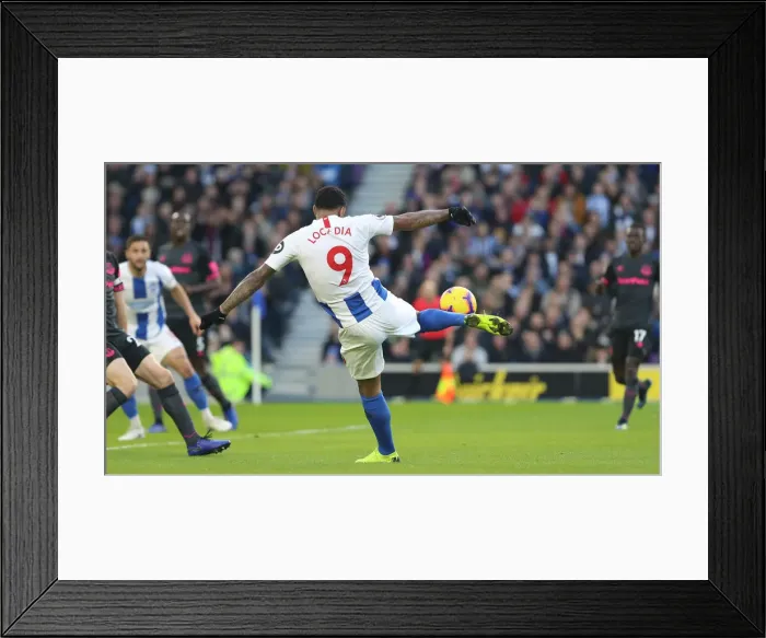 Framed Print : Premier League Showdown: Brighton & Hove Albion vs. Everton at American Express Community Stadium (29DEC18) Framed Print : Premier League Showdown: Brighton & Hove Albion vs. Everton at American Express Community Stadium (29DEC18)