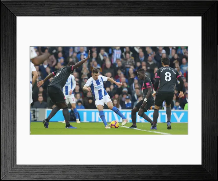 Framed Print : Brighton and Hove Albion vs. Everton: Premier League Battle at American Express Community Stadium (29DEC18) Framed Print : Brighton and Hove Albion vs. Everton: Premier League Battle at American Express Community Stadium (29DEC18)
