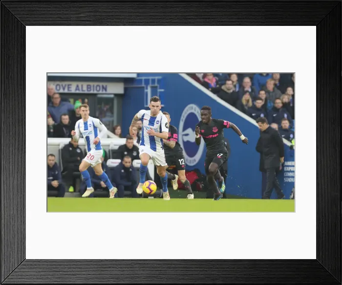 Framed Print : Premier League Showdown: Brighton & Hove Albion vs. Everton at American Express Community Stadium (29DEC18) Framed Print : Premier League Showdown: Brighton & Hove Albion vs. Everton at American Express Community Stadium (29DEC18)