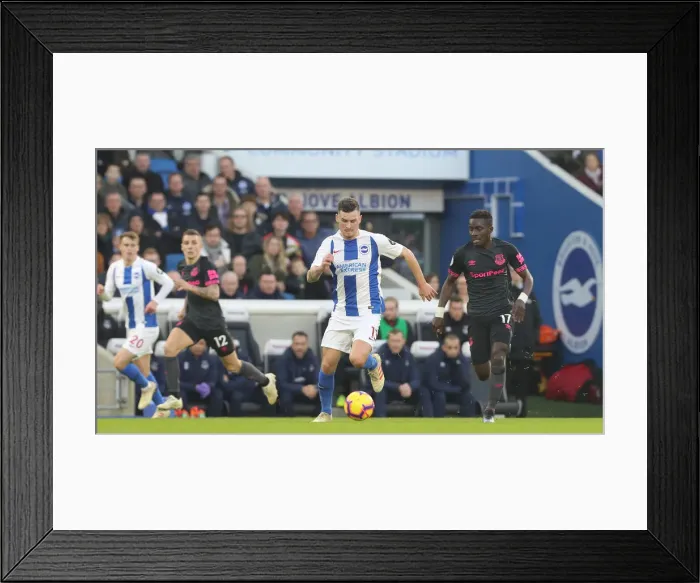 Framed Print : Premier League Showdown: Brighton & Hove Albion vs. Everton at American Express Community Stadium (29DEC18) Framed Print : Premier League Showdown: Brighton & Hove Albion vs. Everton at American Express Community Stadium (29DEC18)