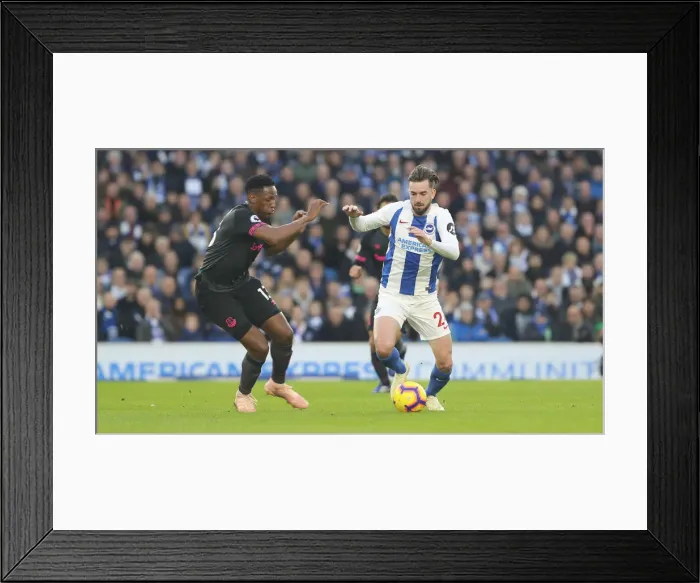 Framed Print : Brighton and Hove Albion vs. Everton: Premier League Battle at American Express Community Stadium (29DEC18)