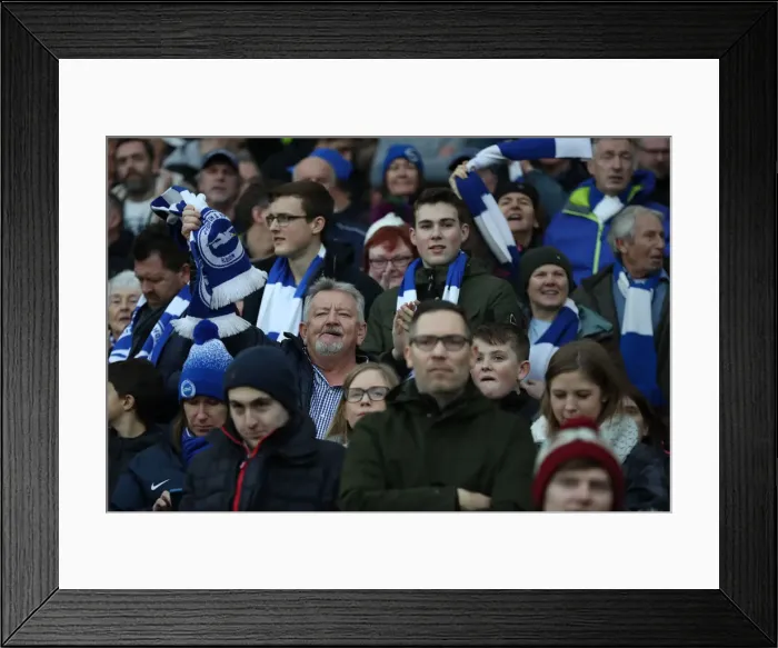 Framed Print : Premier League Showdown: Brighton & Hove Albion vs. Everton at American Express Community Stadium (29DEC18) Framed Print : Premier League Showdown: Brighton & Hove Albion vs. Everton at American Express Community Stadium (29DEC18)