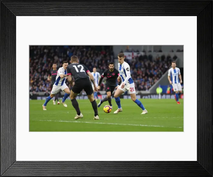 Framed Print : Premier League Showdown: Brighton & Hove Albion vs. Everton at American Express Community Stadium (29DEC18) Framed Print : Premier League Showdown: Brighton & Hove Albion vs. Everton at American Express Community Stadium (29DEC18)