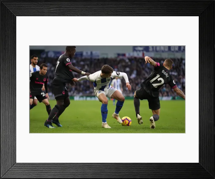 Framed Print : Premier League Showdown: Brighton & Hove Albion vs. Everton at American Express Community Stadium (29DEC18) Framed Print : Premier League Showdown: Brighton & Hove Albion vs. Everton at American Express Community Stadium (29DEC18)