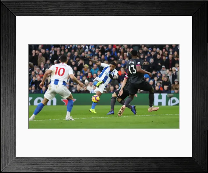 Framed Print : Brighton and Hove Albion vs. Everton: Premier League Battle at American Express Community Stadium (29DEC18) Framed Print : Brighton and Hove Albion vs. Everton: Premier League Battle at American Express Community Stadium (29DEC18)