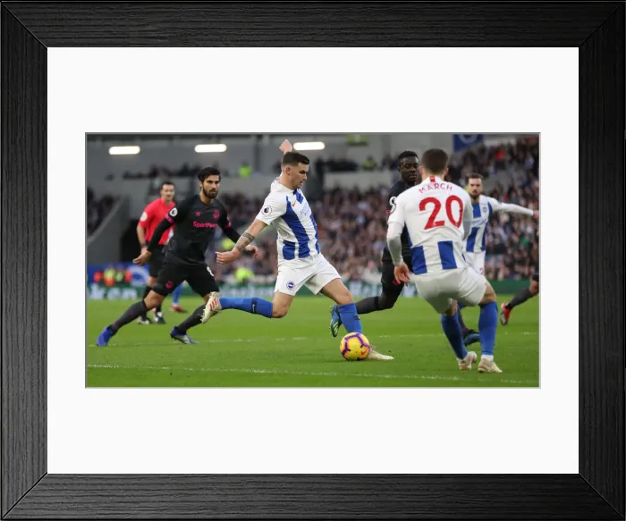 Framed Print : Brighton and Hove Albion vs. Everton: Premier League Battle at American Express Community Stadium (29DEC18) Framed Print : Brighton and Hove Albion vs. Everton: Premier League Battle at American Express Community Stadium (29DEC18)