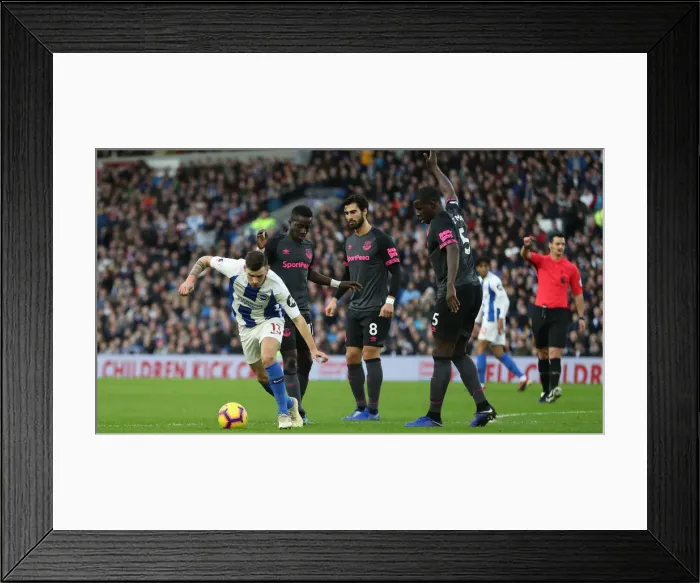 Framed Print : Premier League Showdown: Brighton & Hove Albion vs. Everton at American Express Community Stadium (29DEC18) Framed Print : Premier League Showdown: Brighton & Hove Albion vs. Everton at American Express Community Stadium (29DEC18)