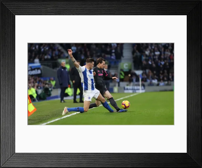 Framed Print : Premier League Showdown: Brighton & Hove Albion vs. Everton at American Express Community Stadium (29DEC18) Framed Print : Premier League Showdown: Brighton & Hove Albion vs. Everton at American Express Community Stadium (29DEC18)