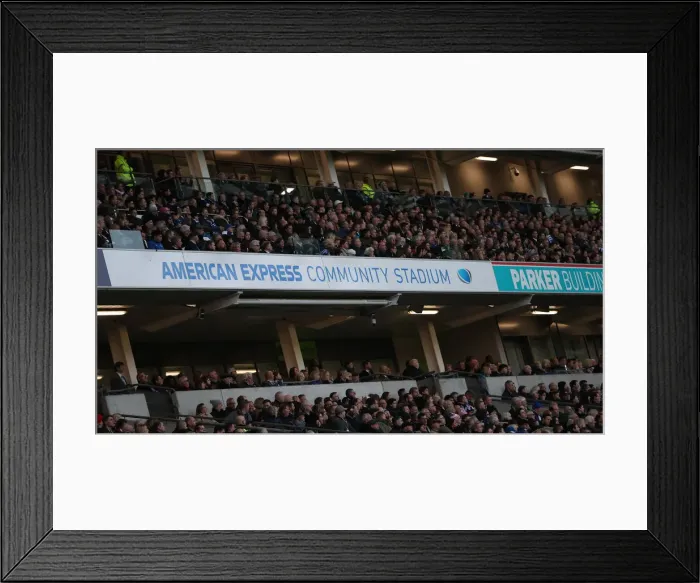 Framed Print : Premier League Showdown: Brighton & Hove Albion vs. Everton at American Express Community Stadium (29DEC18) Framed Print : Premier League Showdown: Brighton & Hove Albion vs. Everton at American Express Community Stadium (29DEC18)