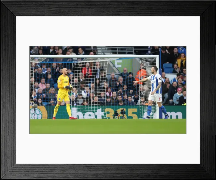Framed Print : Premier League Showdown: Brighton & Hove Albion vs. Everton at American Express Community Stadium (29DEC18) Framed Print : Premier League Showdown: Brighton & Hove Albion vs. Everton at American Express Community Stadium (29DEC18)