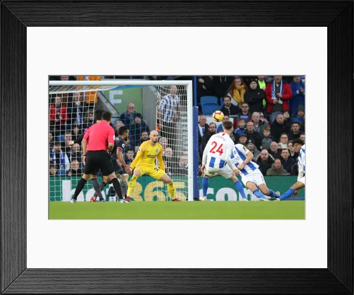 Framed Print : Premier League Showdown: Brighton & Hove Albion vs. Everton at American Express Community Stadium (29DEC18) Framed Print : Premier League Showdown: Brighton & Hove Albion vs. Everton at American Express Community Stadium (29DEC18)