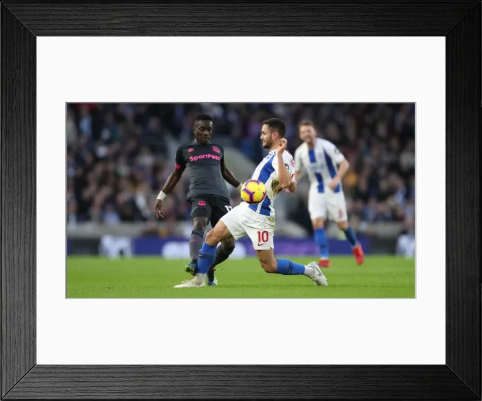 Framed Print : Premier League Showdown: Brighton & Hove Albion vs. Everton at American Express Community Stadium (29DEC18) Framed Print : Premier League Showdown: Brighton & Hove Albion vs. Everton at American Express Community Stadium (29DEC18)