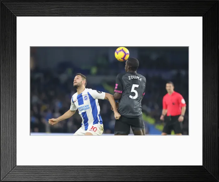 Framed Print : Premier League Showdown: Brighton & Hove Albion vs. Everton at American Express Community Stadium (29DEC18) Framed Print : Premier League Showdown: Brighton & Hove Albion vs. Everton at American Express Community Stadium (29DEC18)